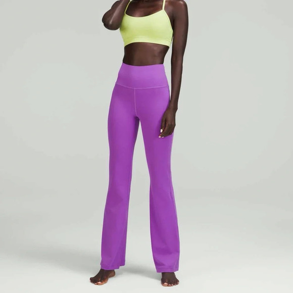 Lululemon Groove SHR Flare Pants Magenta 14 - Picture 1 of 6